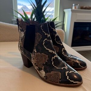 Madewell Snakeskin Booties